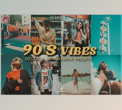 Download 10 Retro 90’s Lightroom Presets CreativeMarket - 7217911