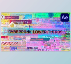 Download Cyberpunk Lower Thirds (Videohive 38335201) - AE Project