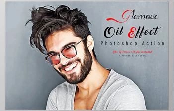 Download Glamour Oil <span class='badge badge-warning'>Effect</span> Photoshop Action <span class='badge badge-warning'>CreativeMarket</span> - 7318824