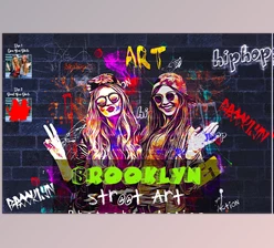 Download Brooklyn Street Art Photoshop Action CreativeMarket - 7321968