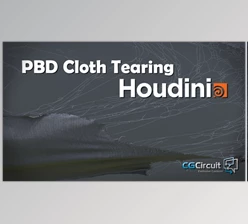 Download CGCircuit – PBD Cloth Tearing in Houdini