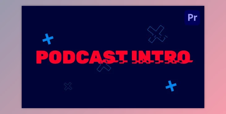 Download Text Intro Typography Podcast | Mogrt (Videohive 37648037)