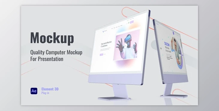 Download Web Promo Desktop Mockup (Videohive 38264242) - AE Project