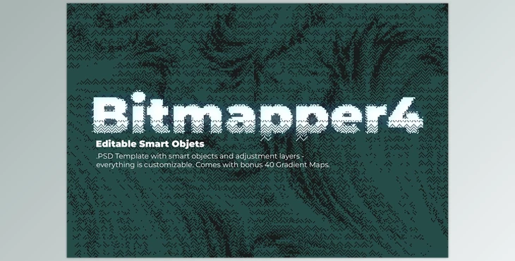 Download Bitmapper 4 – PSD Template CreativeMarket - 7311846