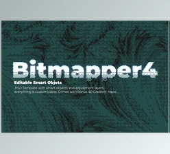Download Bitmapper 4 – PSD Template CreativeMarket - 7311846