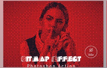 Download Bitmap <span class='badge badge-warning'>Effect</span> Photoshop Action <span class='badge badge-warning'>CreativeMarket</span> - 7328741