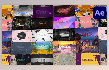 Download Looped Backgrounds | Web • Twitch • Youtube • Live | Part <span class='badge badge-warning'>1</span> (Videohive 38390414) - AE Project