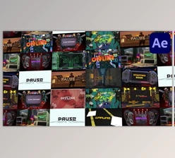 Download Looped Backgrounds | Web • Twitch • Youtube • Live | Part 2 (Videohive 38400854) - AE Project