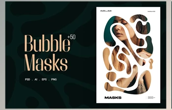 Download Bubble Masks <span class='badge badge-warning'>CreativeMarket</span> - 7257813