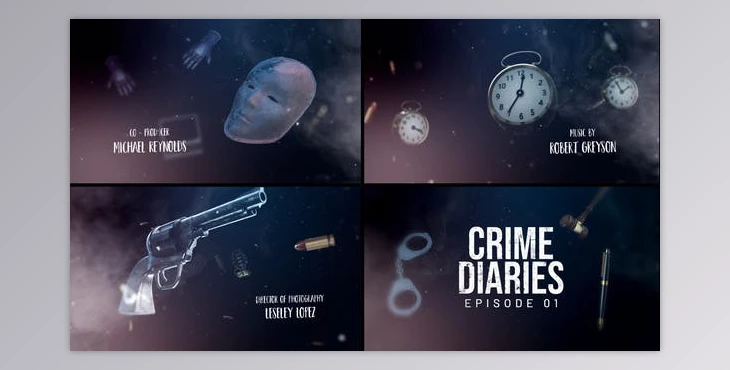 Download Crime Diaries – Title Sequence (Videohive 38404236) - AE Project