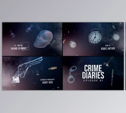 Download Crime Diaries – Title Sequence (Videohive 38404236) - AE Project