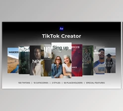 Download TikTok Creator | After Effects (Videohive 38374907) - AE Project