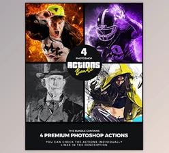 Download Actions Bundle May22 – Photoshop Actions GraphicRiver - 37753257
