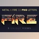 Download Metal & Fire – 3D Lettering CreativeMarket - 7255576
