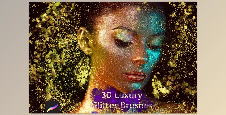 Download 30 Glitter Procreate Brushes