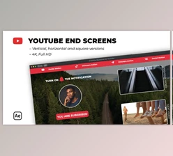 Download Youtube End Screens (Videohive 38434011) - AE Project