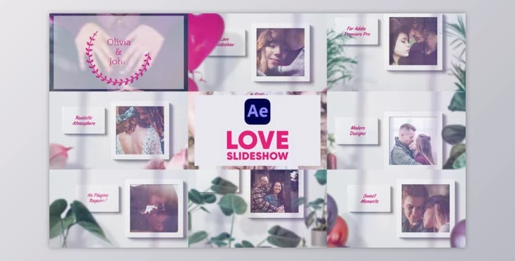 Download Love Slideshow For After Effects (Videohive 38463675) - AE Project
