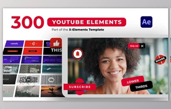 Download Youtube Elements After <span class='badge badge-warning'>Effects</span> (Videohive 38506730) - AE Project