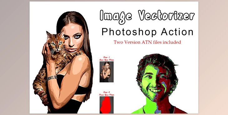 Download Image Vectorizer Photoshop Action CreativeMarket - 7339971
