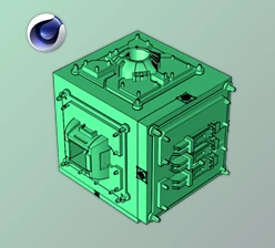 Download Alphapixel – Poly Greeble v1.3 For C4D R15 – R26