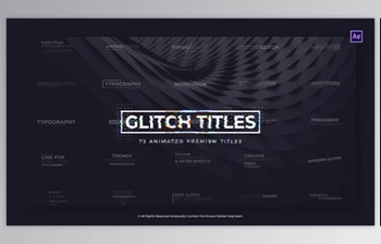 Download 75 Modern <span class='badge badge-warning'>Glitch</span> Titles (Videohive 38496380) - AE Project