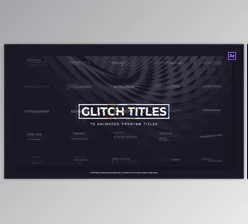 Download 75 Modern Glitch Titles (Videohive 38496380) - AE Project