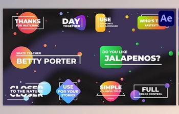 Download <span class='badge badge-warning'>Simple</span> Colorful Titles for After Effects (<span class='badge badge-warning'>Videohive</span> 38539510) - AE <span class='badge badge-warning'>Project</span>