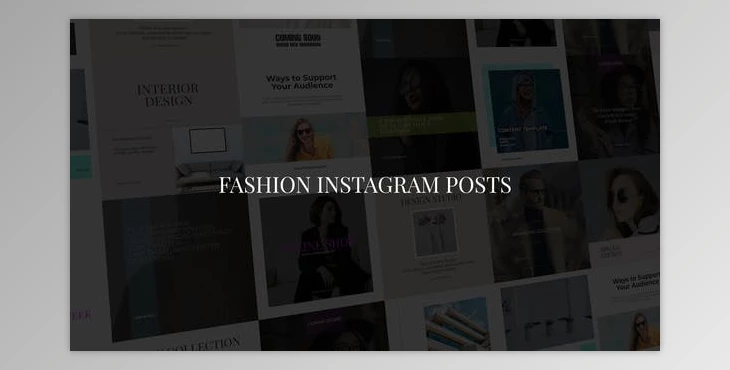 Download Fashion Instagram Posts (Videohive 38496537) - AE Project