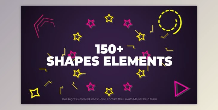Download 150+ Shape Elements (Videohive 38493991) - AE Project