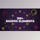 Download 150+ Shape Elements (Videohive 38493991) - AE Project