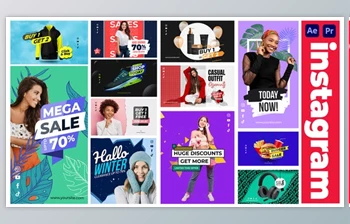Download Sales | Instagram Stories & <span class='badge badge-warning'>Posters</span> (Videohive 38474257) - AE Project