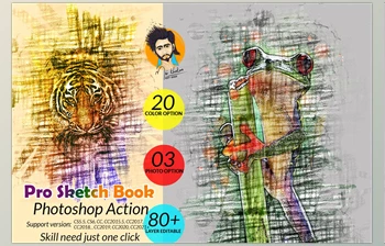 Download Pro Sketch Book Photoshop Action <span class='badge badge-warning'>CreativeMarket</span> - 5796722