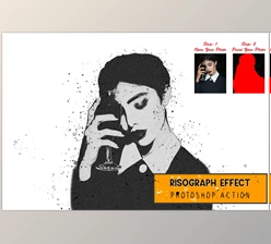 Download Risograph Effect Photoshop Action CreativeMarket - 7348303