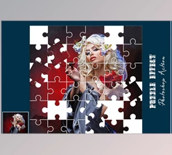 Download Puzzle Effect Photoshop Action CreativeMarket - 7357583