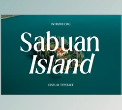 Download Sabuan Island Font CreativeMarket 7354702