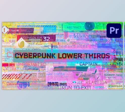 Download Cyberpunk Lower Thirds PP (Videohive 38339664) - PR Project