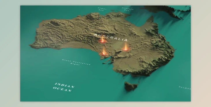 Download Australia Map (Videohive 38432821) - AE Project