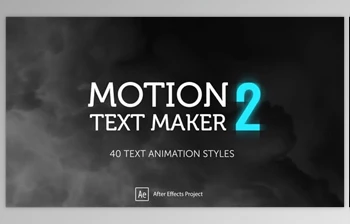 Download Motion Text Maker <span class='badge badge-warning'>2</span> (Videohive 35846444) - AE Project