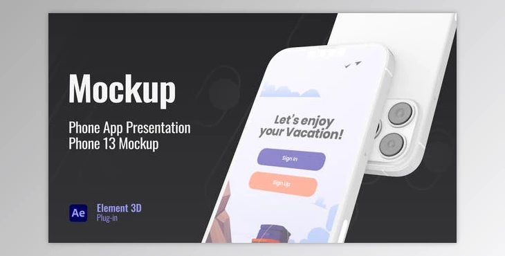 Download Mobile App Mockup (Videohive 38512022) - AE Project
