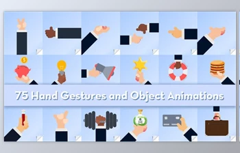 Download Hand Gestures And <span class='badge badge-warning'>Objects</span> Animations (Videohive 33498232) - AE Project
