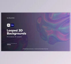 Download Looped 3D Backgrounds (Videohive 38323768) - AE Project