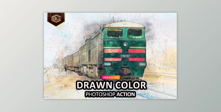 Download Drawn Color Photoshop Action GraphicRiver - 32784152