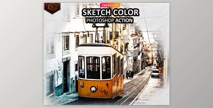 Download Sketch Color Photosop Action GraphicRiver - 33005478
