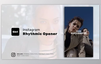 Download Instagram <span class='badge badge-warning'>Rhythmic</span> Opener (Videohive 38520947) - AE Project