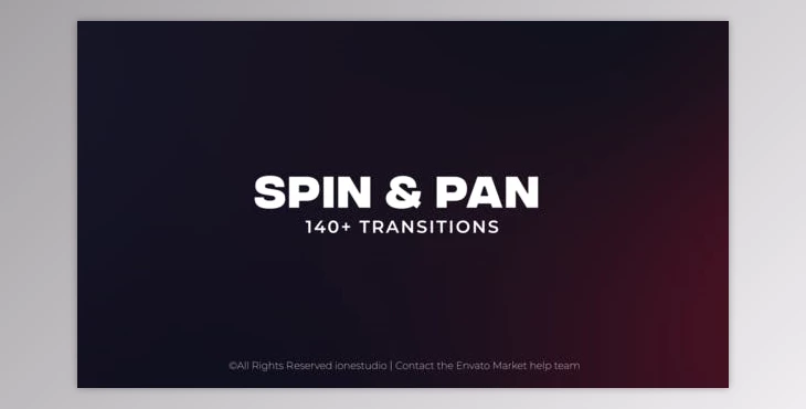 Download 140+ Spin & Pan Transitions (Videohive 38543939) - AE Project