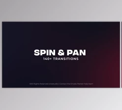 Download 140+ Spin & Pan Transitions (Videohive 38543939) - AE Project