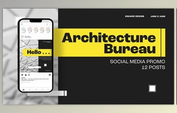 Download Architecture Bureau Social <span class='badge badge-warning'>Media</span> Promo Posts (Videohive 38553949) - AE Project
