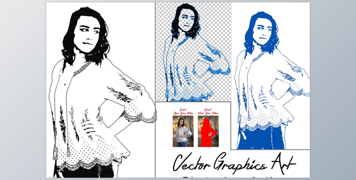 Download Vector Graphics Art Photoshop Action - CreativeMarket 7366115