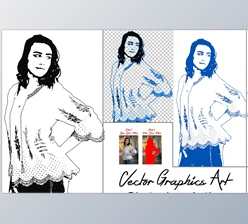 Download Vector Graphics Art Photoshop Action - CreativeMarket 7366115