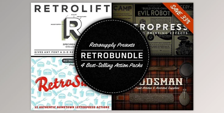Download Retrosupply – Best Selling Actions for Photoshop